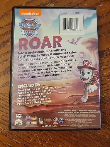 Paw Patrol Lot of 3 DVDs Animated Childrens' Shows Nickelodeon 18+ Episodes - Picture 3 of 7