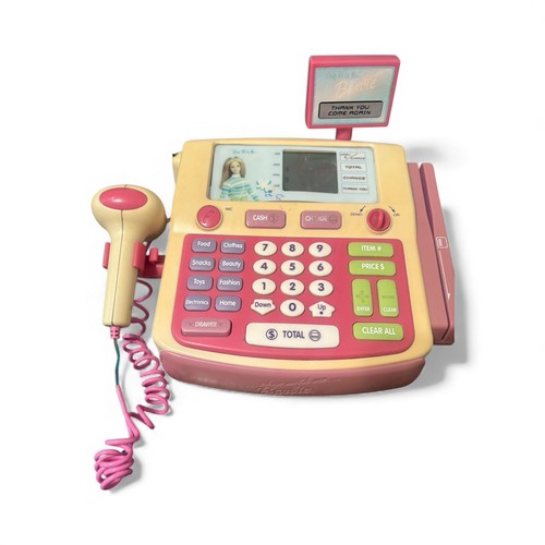 Micrófono roto caja registradora Shop With Me Barbie de colección - para piezas como está - Imagen 1 de 9