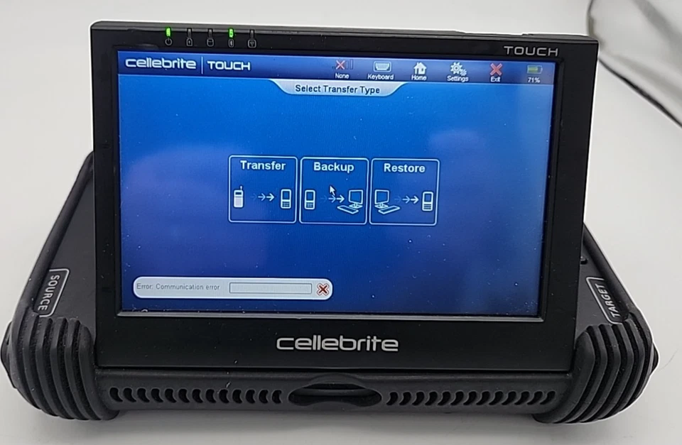 Dispositivo digital de extracción de datos forenses CelIebrite UFED táctil potencia sin probar Foto 2 de 4