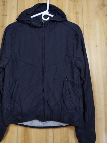 Nike Aerolayer Windbreaker Laufjacke Small S schwarz Herren Full Zip Kapuze - Bild 13 von 21