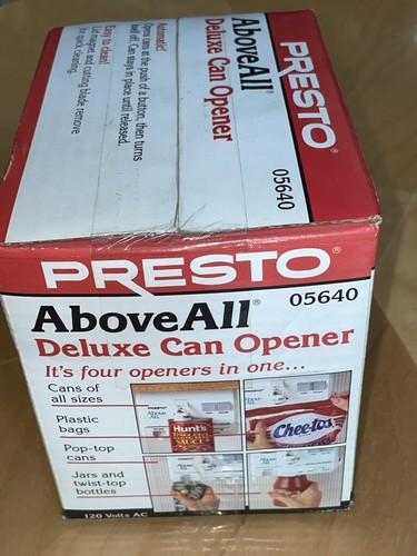 Presto 05640 Above All Deluxe Can Opener Under Cabinet Automatic - New MINT NOS - Picture 5 of 6