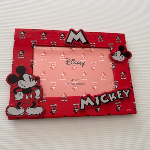 Mickey Mouse Photo Frame + free Mickey and Friends one size 4"x6" Free Postage - Picture 2 of 7