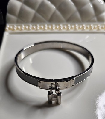 Hermes Kelly H Lock Bangle Bracelet