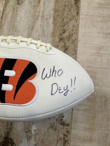 Cincinnati Bengals #5 AJ MCCARRON ¡Fútbol americano NFL firmado autografiado! QUIÉN DEY- FS!! - Imagen 3 de 6