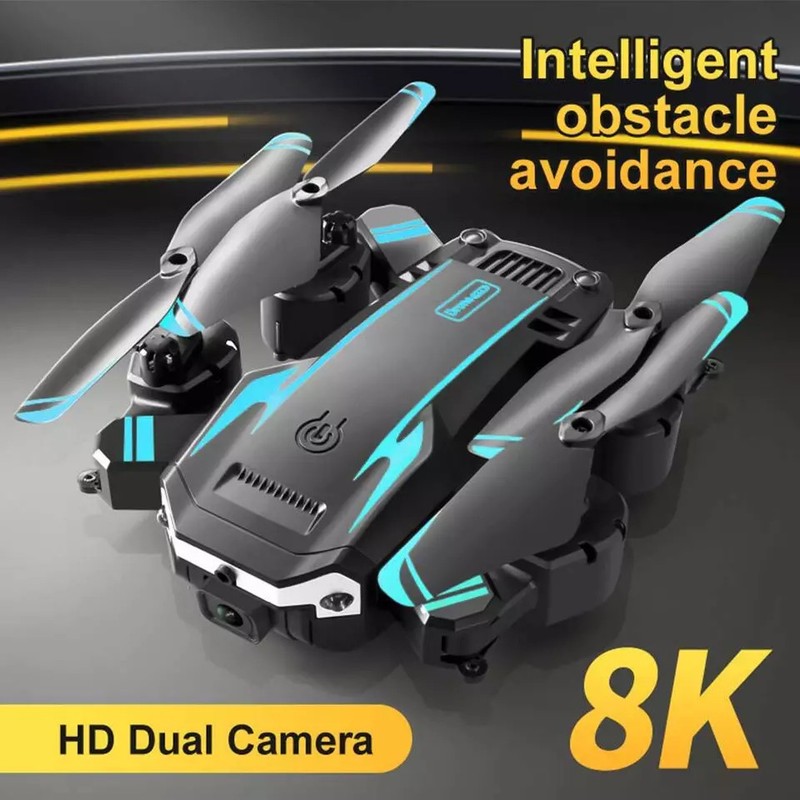 8K HD Drone Dual Camera WIFI FPV Foldable Selfie RC Quadcopter+3 Batteries