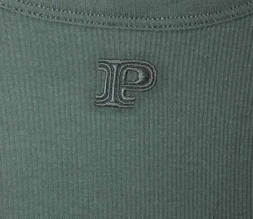 Sujetador deportivo acanalado azul con soporte incorporado sin mangas Victorias Secret ROSA talla XS - Imagen 6 de 7