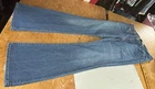 Vtg GAP Distressed Low Rise Curvy Flare Jeans Womens 10L Long x 34” 90s-Y2K