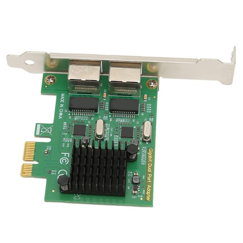 PCI E NIC Network Card 2 Way RJ45 Port For RTL8111G Chipset PCIE X1 Ethernet FY - Afbeelding 18 van 23