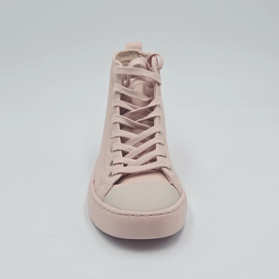 Zapatos De Mujer Guess 36 FL5IVY Zapatillas Rosa De Cuero Goma 02MAD - Imagen 3 de 4