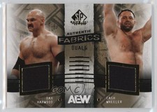 2025 SP Game Used AEW Authentic Fabrics Duals Dax Harwood Cash Wheeler 2zq