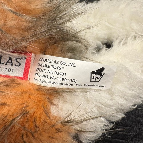 Douglas Cuddle Toy Lizzie Llama peluche cils scintillants paillettes oreilles et pieds 18” - Photo 11/14