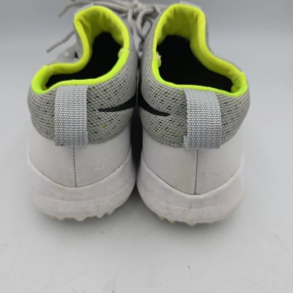 Туфли для гольфа мужские Nike размер США 12 Turf 835421-001 FI Premiere белые металлик серые  - Изображение 4 из 4