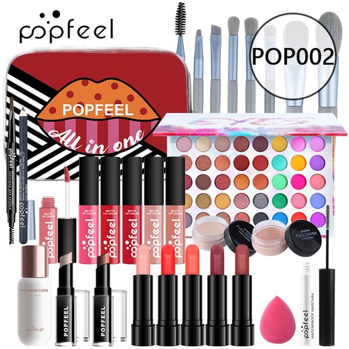 Full Professional Makeup Box Make-up Kit Eyeshadow/Concealer Cosmetic Bag - Picture 9 of 30