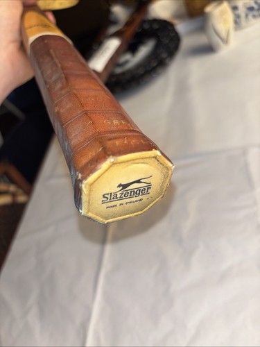 Slazenger Challenge No 1 Vintage Wooden Tennis Racket - Picture 6 of 12