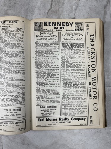 1938 Huntington WV City Directory Polk’s Businesses Residents Ads 892 Pages - Picture 14 of 19