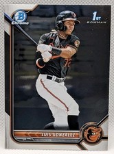 2022 Bowman - Chrome Prospects Luis Gonzalez #BCP-125 (RC)