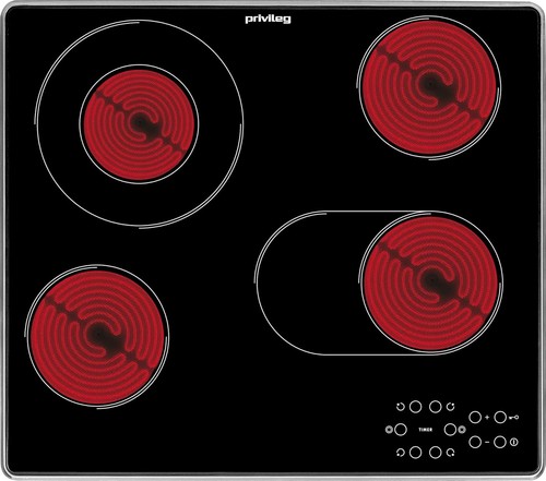 Privileg PCTAC 6042 IN 60cm Glaskeramik-Kochfeld schwarz | B-WARE - Bild 1 von 1