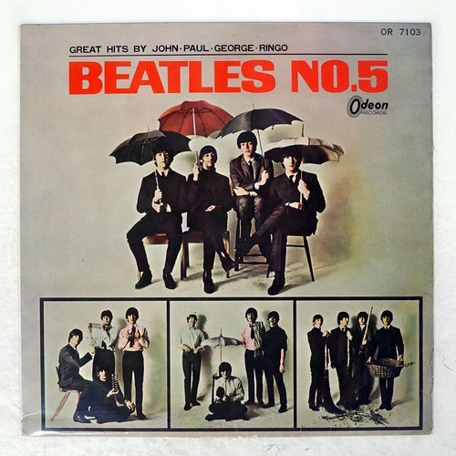 BEATLES NO.5 ODEON OR7103 Japan VINYL LP