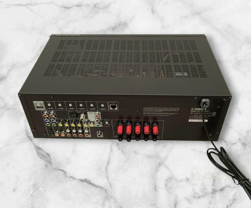 YAMAHA RX-V477 NATURAL SOUND AV RECEIVER 5.1ch Black AC100V 50/60Hz 250W - Image 4 of 4