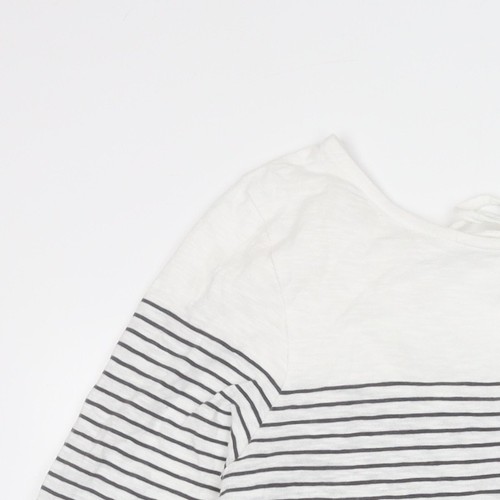 Top de algodón a rayas para mujer The White Company, talla 14 - Imagen 10 de 12