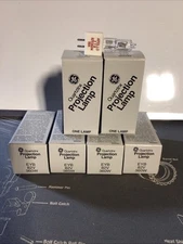 Lot of 6 GE Quartzline EYB Lamp 82V 360W Projection Bulb