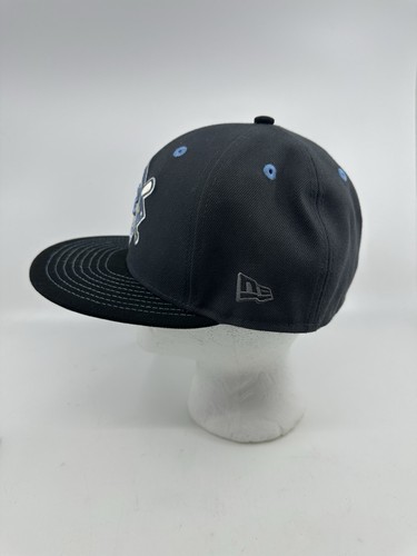 JACKIE ROBINSON Hat 42 NEW ERA 59FIFTY BROOKLYN DODGERS BLACK ICE FITTED 7 3/8 - Picture 2 of 7