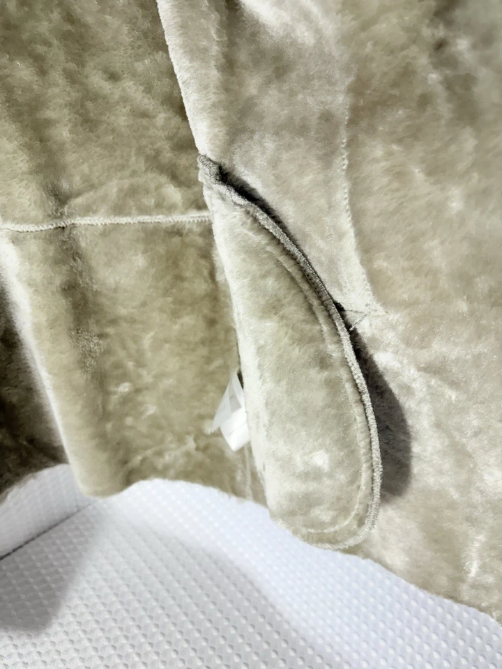 tribal.jeans Faux Fake Suede & Fur Womens Vest Size XL Open Pockets MSRP $130.00 - Image 4 of 4