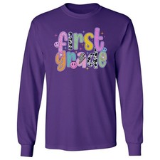 First Grade Back To School - Hello 1st Grade Retro Long Sleeve Tshirt