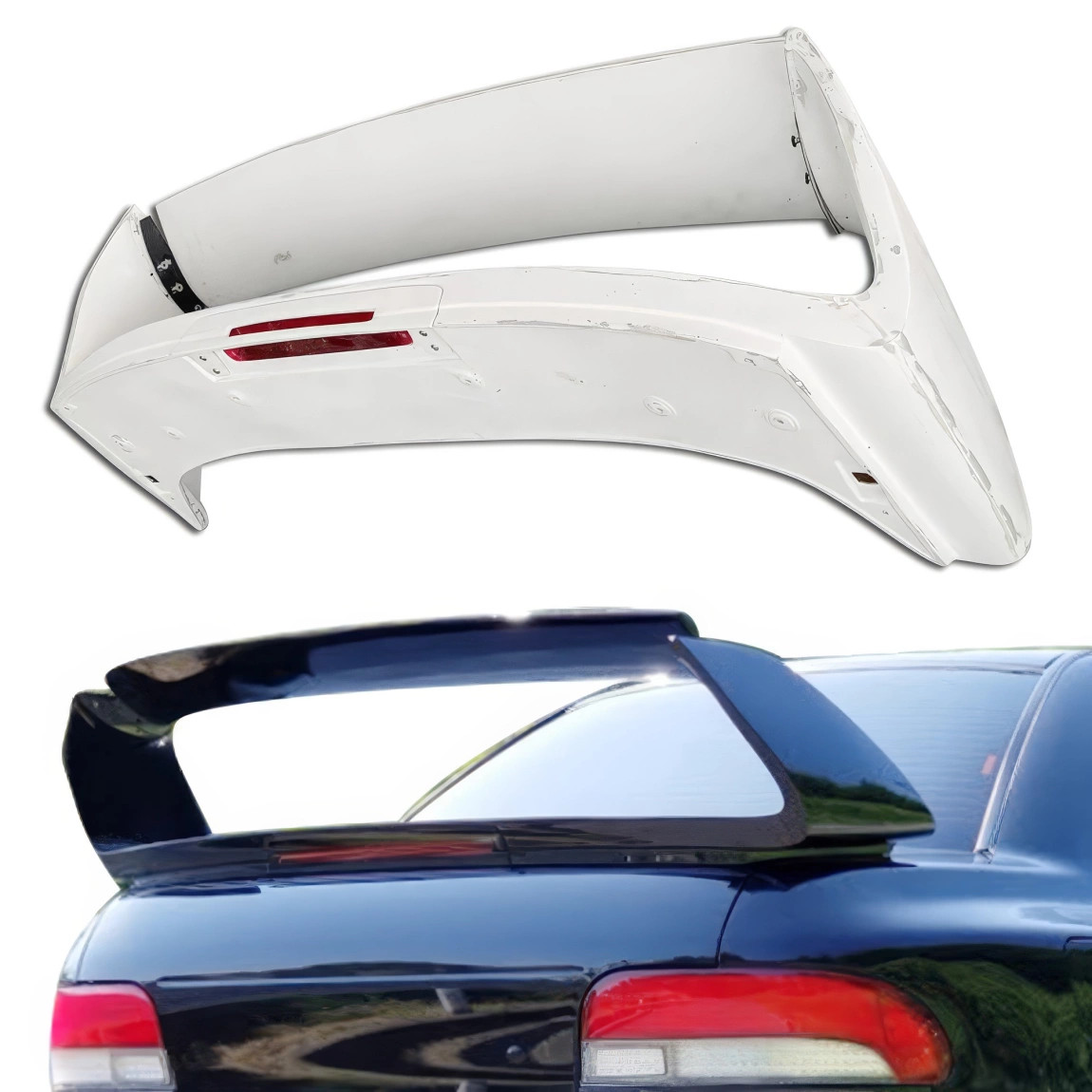 ModeloDrive FRP 22B Trunk Spoiler Wing Adjustable w LED (GC8