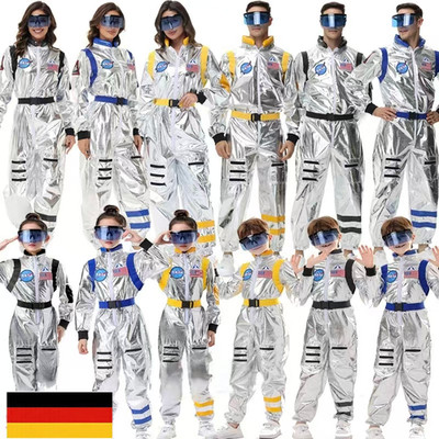 Faschingskostüm Karnevalkostüm Astronauten Kostüm Unisex M-XL Cosplay Space Suit