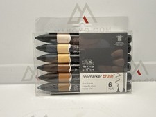 Winsor  Newton ProMarker Brush Set, 6 Count, Skin Tones