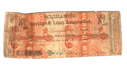 1 $ "MECHANIK SPAREN & LEIHEN" 1800ER 1 $ "DOUBLE REVERSE" (GEORGIA) 1 $ - Bild 2 von 3