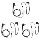 3X 2 Pin Noodle  Earbud Headphone K Plug Earpiece Headset for  Uv5R -888S8496