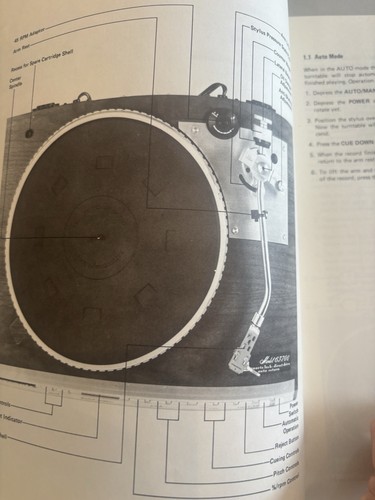 Marantz 6370Q Turntable Service Manual - Original - ORIGINAL - Picture 5 of 7