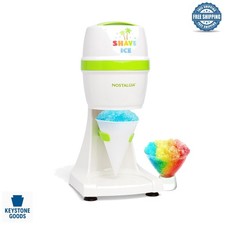 Compact Snow Cone Shaved Ice Machine for Refreshing Treats