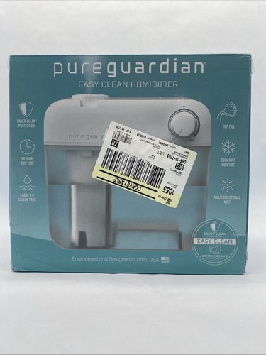 PureGuardian Humidifier H1035 Ultrasonic Cool Mist Portable 1gal Tank Easy Clean - Picture 6 of 12