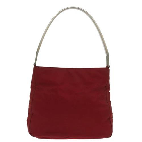 Prada Red Synthetic Shoulder Bag Authentic