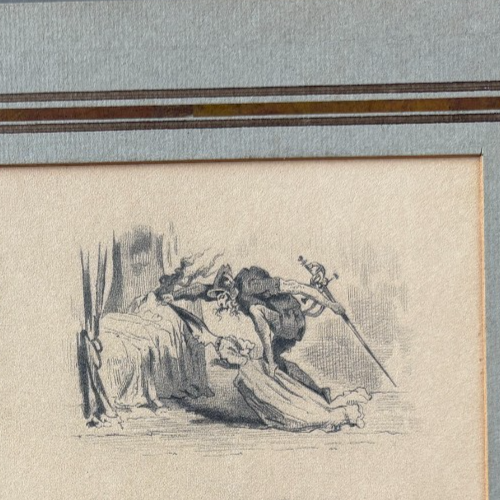Drawing after Honore Daumier People, Caricatures 19th century - Picture 3 of 8
