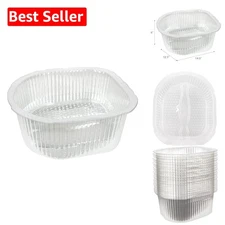 Durable and Clear Disposable Pedi Bath Liners - 100 Count for Spa-Like Treatment