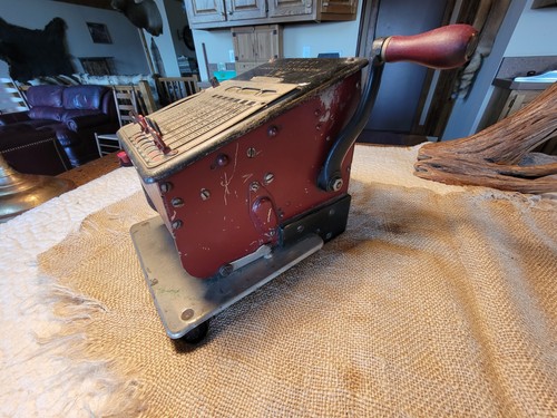 Antiker Todd Century Protectograph Scheckschreiber Modell 1700 1920er Jahre - Bild 3 von 11