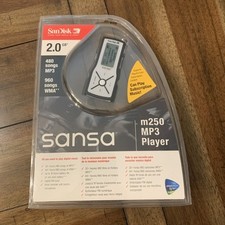 SANDISK SANSA m250 MP3 Music Player 2GB Black (FACTORY SEALED)