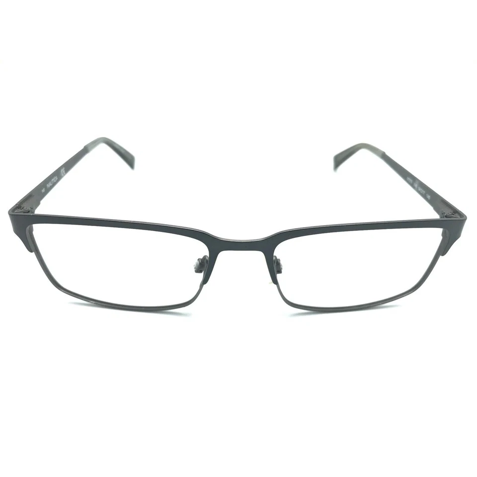 Nautica N7270 314 Gunmetal Black Gray Eyeglasses Frames 54-17 140 Men Women - Image 2 of 4