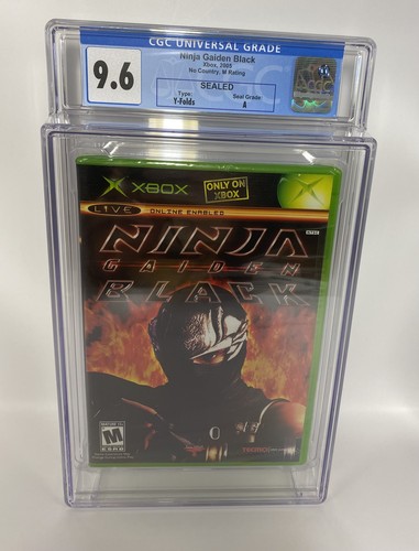 Ninja Gaiden Negro (Microsoft Xbox, 2005) CGC 9.6A SELLADO - Imagen 1 de 2