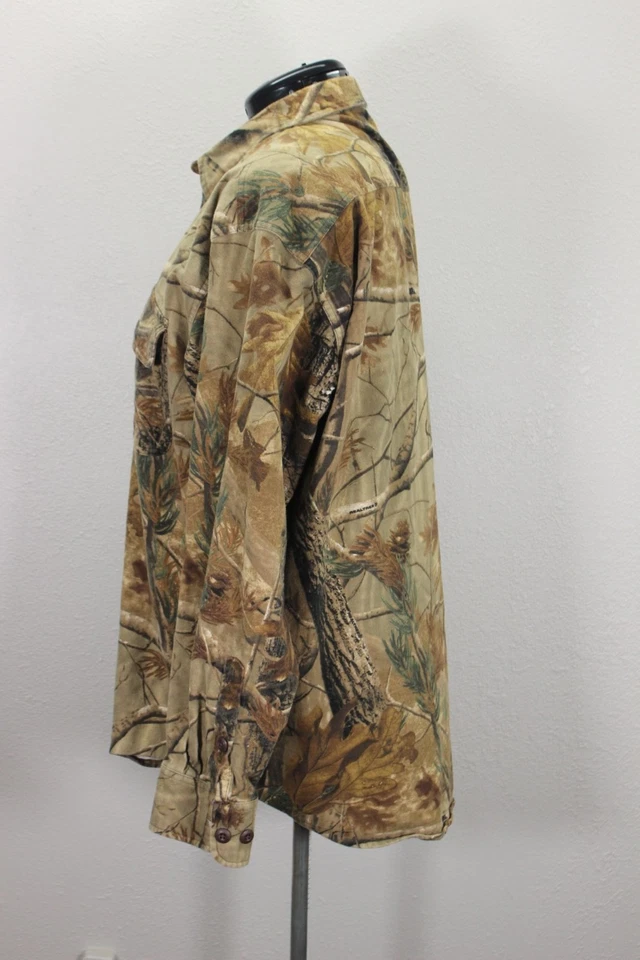 Cabela's Men's Realtree Camo Shirt XL 100% Cotton Long Sleeve Hunting - Image 2 of 4