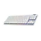Logitech G Pro X TKL Lightspeed Kabellose Gaming-Tastatur in Weiß für Gamer