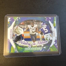 2024 Panini Rookies & Stars - Artistry in Motion D.J. Moore #AIM-DME