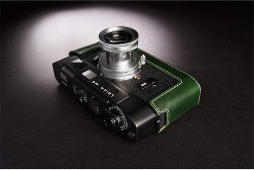 Nuevo Leica M5 Cuero Genuino Medio Estuche Cámara Estilo Retro Cubierta TP Estuche Hecho a Mano - Imagen 11 de 17