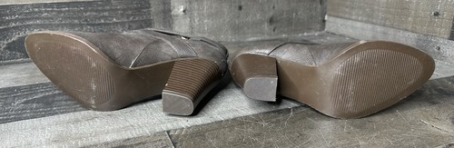 Justinfab Damengröße 8,5 M Stiefelette Malvina grau Schnallenabsatz - Bild 6 von 8