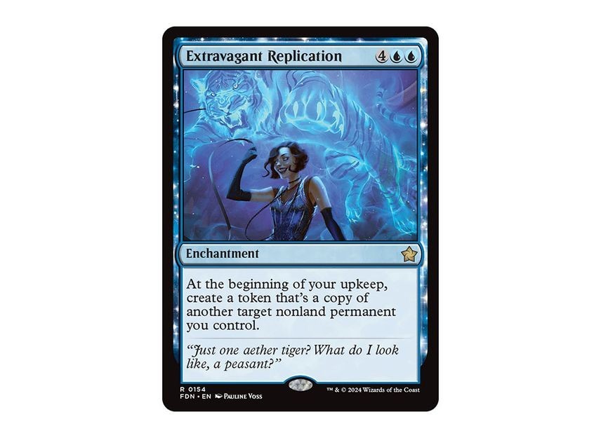 Extravagant Replication Foundations Foil 0154 Blue Enchantment