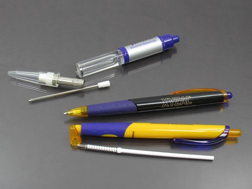 Xyzal Lot 3 PENS Notepad Drug Rep Pharmaceutical Promo Metal Light Up - 2 Colors - Picture 11 of 16